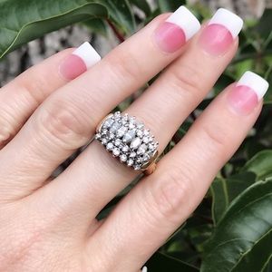 14k 1.00 ctw (approx) Diamond Cocktail Ring